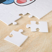 Scooter.PNGバイクもしくは自転車に乗る人としての犬 ジグソーパズル (側面)