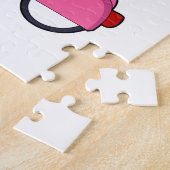 Scooter.PNGバイクもしくは自転車に乗る人としての猫 ジグソーパズル (側面)