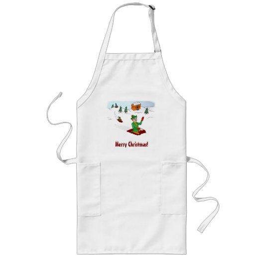 Scooter the Elf Apron ロングエプロン (正面)