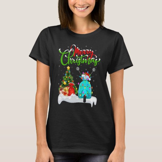 Scooter   Xmas Decorations Santa Scooter Christmas Tシャツ (正面)