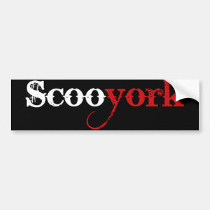 Scooyorkの大きいステッカー バンパーステッカー