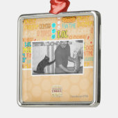 Scooz私、私の物である私は信じます メタルオーナメント (左)