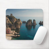 Scopello、シシリーのFaraglioniそしてTonnara マウスパッド (マウス)