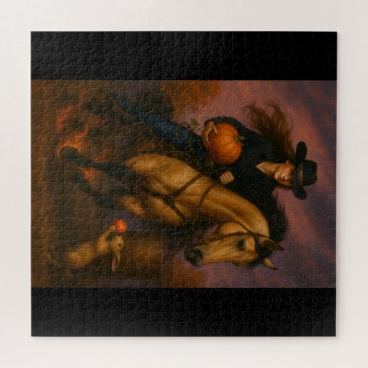 Scorching Fast Barrel Racing Team! ジグソーパズル (横)