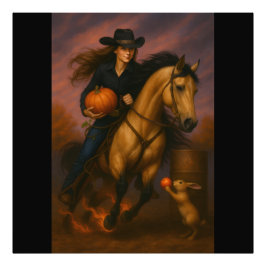 Scorching Fast Barrel Racing Team! フォトプリント