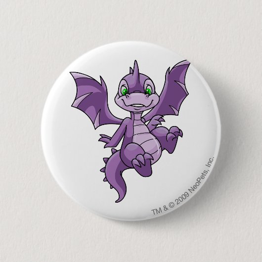 Scorchioの紫色 缶バッジ (正面)