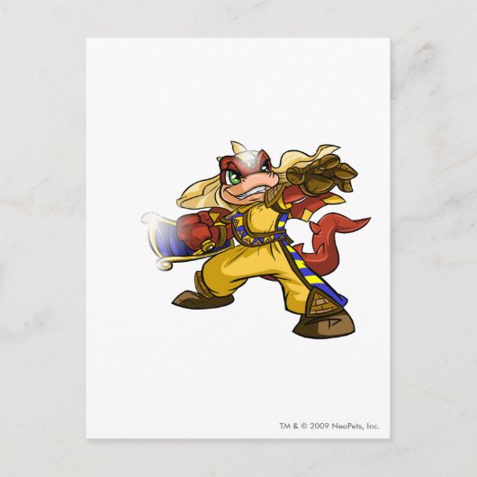 Scorchioは砂漠プレーヤーを失った ポストカード (正面)