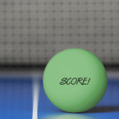 Score 1-star green black ping pong ball 卓球ボール (ネット)
