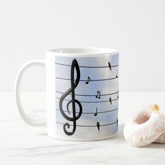 Score and swallows コーヒーマグカップ (ドーナツ)