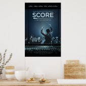 SCORE Baton Poster by Epileff Media ポスター (キッチン)