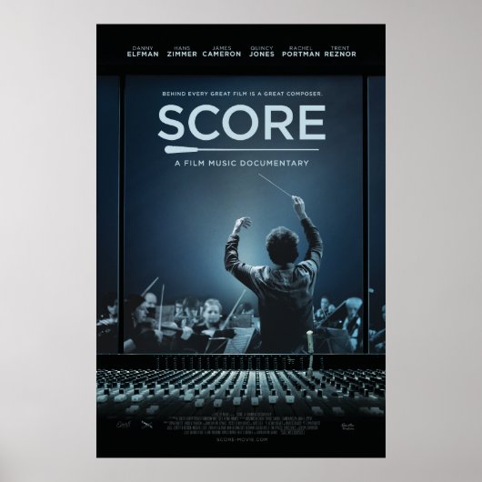 SCORE Baton Poster by Epileff Media ポスター (正面)