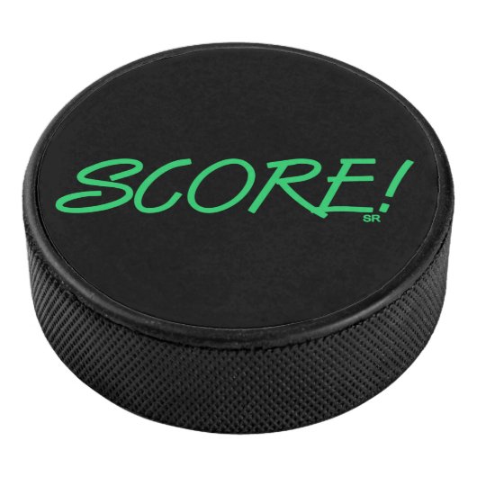Score black hockey puck アイスホッケーパック (3/4)