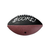 Score white and black dollar sign mini football アメリカンフットボール (回転270)