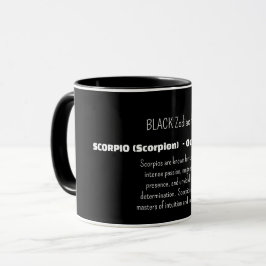 SCORPIO 星座の性格の特徴 マグカップ