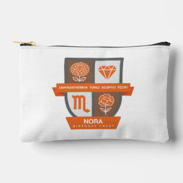 Scorpio Birthday Crest™ for November 1-21 アクセサリーポーチ