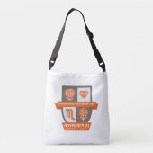 Scorpio Birthday Crest™ for November 1-21 クロスボディバッグ (裏面)