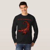 Scorpio Birthday Gift | Zodiac | Fiery Scorpion Tシャツ (正面フル)