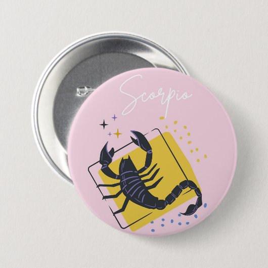 Scorpio button badge  缶バッジ (正面&裏面)