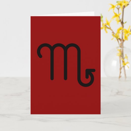 Scorpio Card カード (黄色い花)