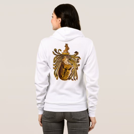 Scorpio Coat of Arms Hoodie Jacket パーカ (裏面フル)