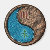 Scorpio & Earth Goat マグネット (正面)