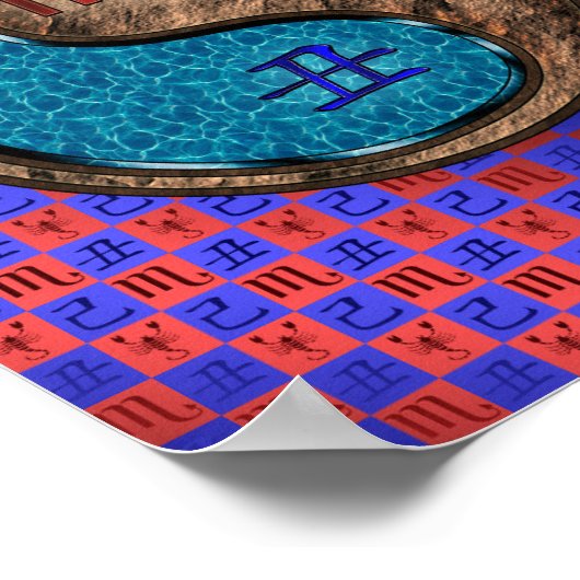 Scorpio & Earth Ox ポスター (角)