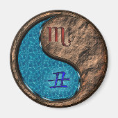 Scorpio & Earth Ox マグネット (正面)