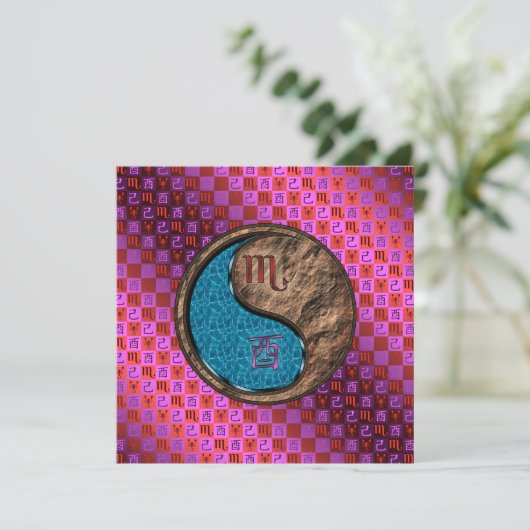 Scorpio & Earth Rooster カード (スタンド正面)