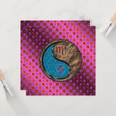 Scorpio & Earth Rooster カード (正面/裏面インサイチュ)