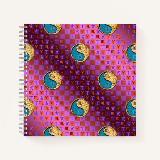 Scorpio & Fire Boar ノートブック (正面)