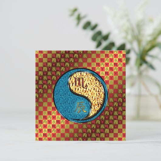 Scorpio & Fire Dragon カード (スタンド正面)