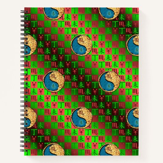 Scorpio & Fire Goat ノートブック (正面)