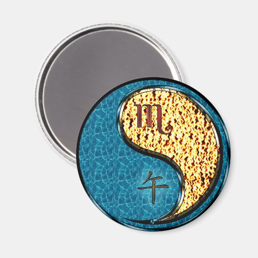 Scorpio & Fire Horse マグネット (正面/裏面)