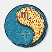 Scorpio & Fire Horse マグネット (正面)