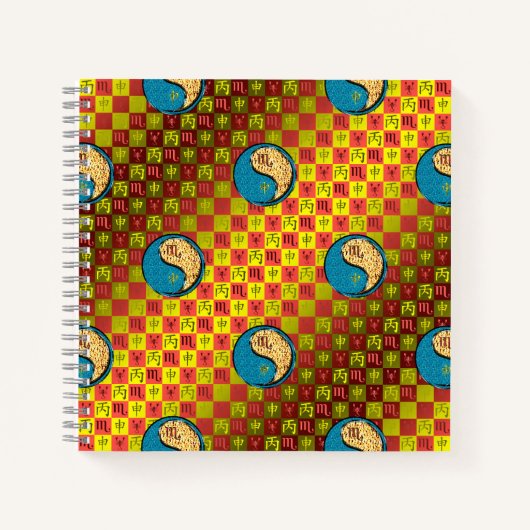 Scorpio & Fire Monkey ノートブック (正面)