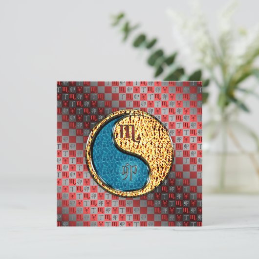 Scorpio & Fire Rabbit カード (スタンド正面)