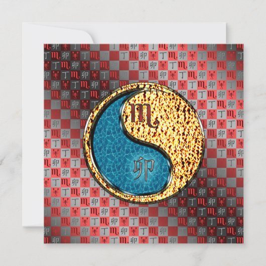 Scorpio & Fire Rabbit カード (正面)