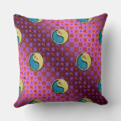 Scorpio & Metal Boar Throw Pillow クッション (裏面)