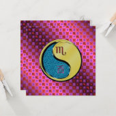 Scorpio & Metal Rooster カード (正面/裏面インサイチュ)