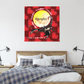 Scorpio October 24 to November 22 Canvas キャンバスプリント (インサイチュ (寝室))