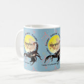 Scorpio October 24 to November 22 Mug コーヒーマグカップ (正面左)