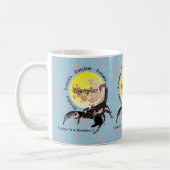 Scorpio October 24 to November 22 Mug コーヒーマグカップ (左)