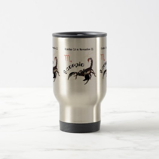 Scorpio October 24 to November 22 Mug トラベルマグ (中央)