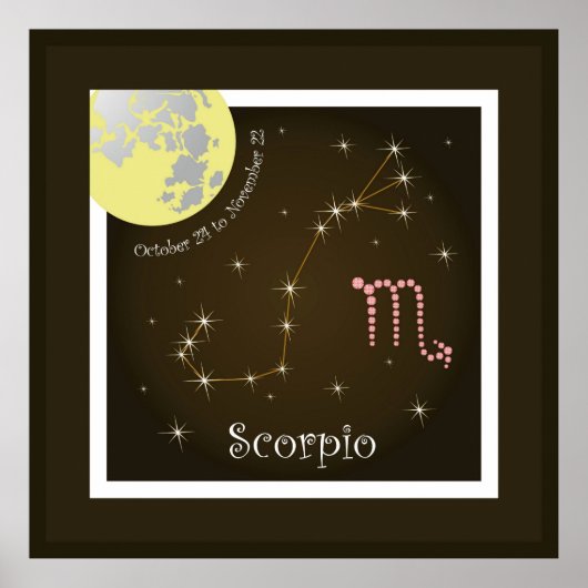Scorpio October 24 to November 22 Poster ポスター (正面)