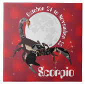 Scorpio October 24 to November 22 Tile タイル (正面)