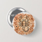 Scorpio Sign 缶バッジ (正面&裏面)