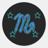 SCORPIO Stars ラウンドシール (正面)