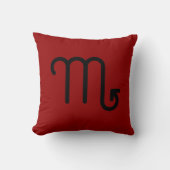 Scorpio Throw Pillow  クッション (正面)