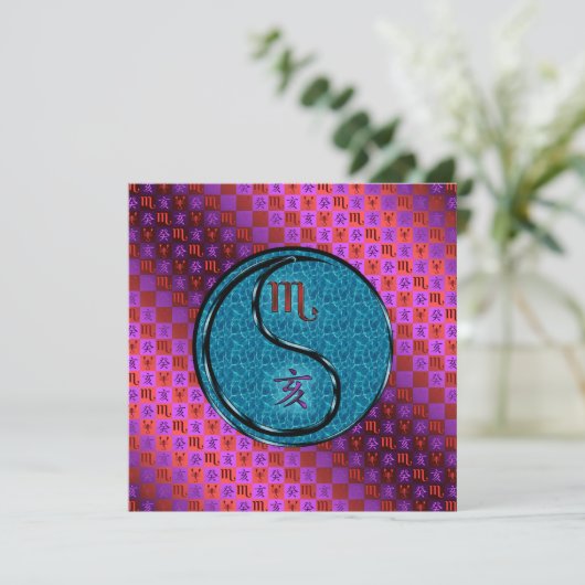 Scorpio & Water Boar カード (スタンド正面)