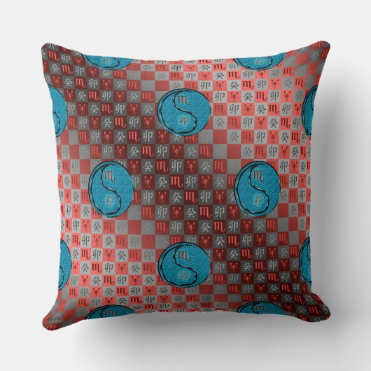 Scorpio & Water Rabbit クッション (裏面)